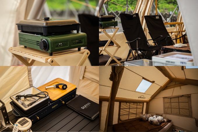 SK렌터카 제주 전기차 차박 - 캠핑용품 /사진=SK렌터카