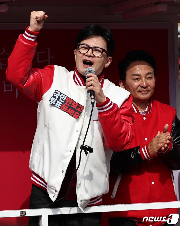 [사진] 한동훈, 인천 계양 집중유세