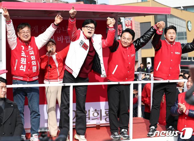 [사진] 한동훈, 인천 계양 집중유세