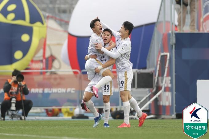 K리그1 선두에 오른 김천 상무(한국프로축구연맹 제공)