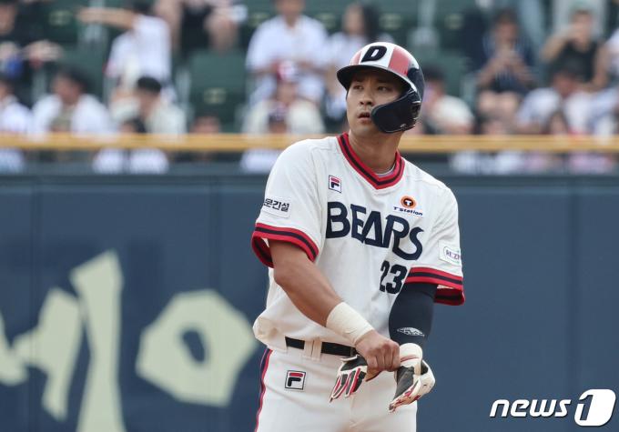 두산 베어스 강승호. /뉴스1 DB ⓒ News1 구윤성 기자