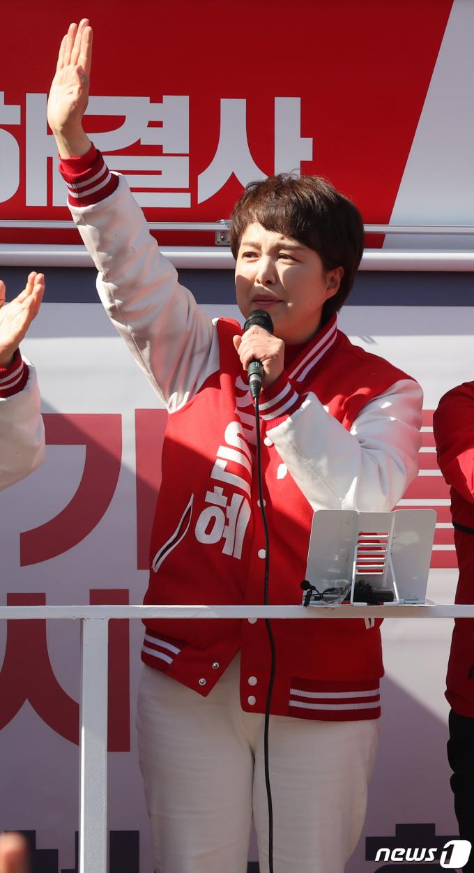 [사진] 김은혜 후보, 성남분당을 지지 호소