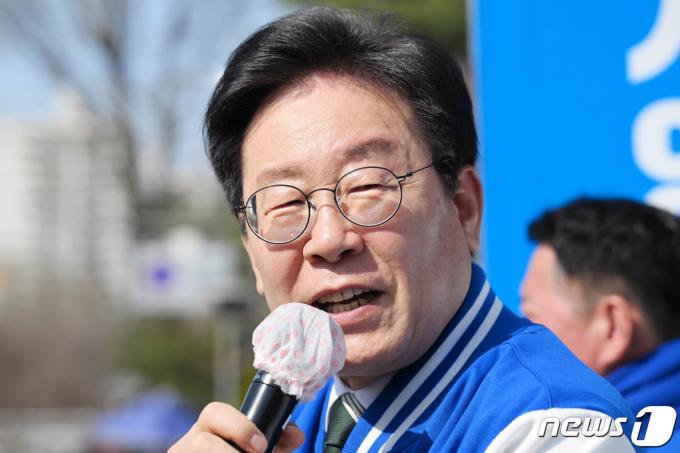 [사진] 지지 호소하는 이재명 대표