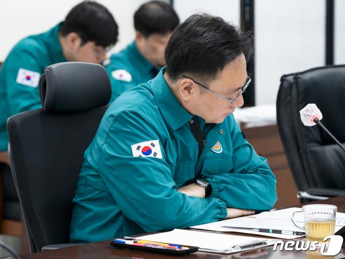 [사진] 조규홍 장관, 의사 집단행동 중앙사고수습본부 25차 회의
