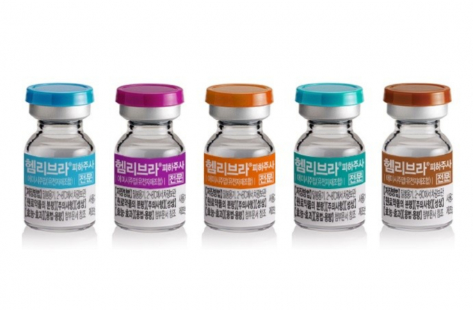 JW중외제약이 중증 A형 혈우병 비항체 소아환자를 대상으로 진행한 헴리브라 임상 결과에서 관절 건강 개선 효과를 확인했다고 밝혔다. /사진=JW중외제약