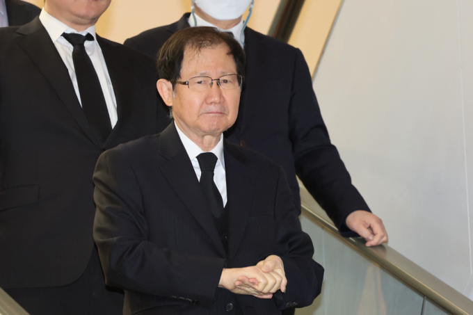 박찬구 금호석유화학 회장(사진)이 1일 조석래 효성그룹 명예회장 빈소를 방문했다. /사진=뉴스1