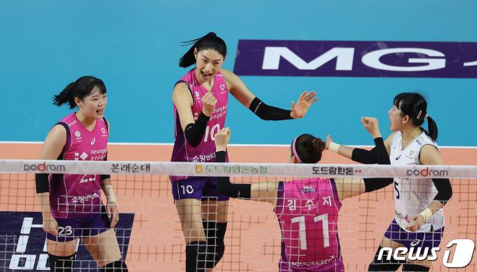 [사진] 김연경 '시작이 좋아!'