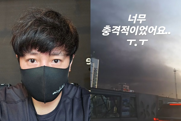 인천 석남동에서 화재가 난 가운데, NRG 출신 노유민이 현장 근처에 있었다고 밝혔다. /사진=노유민 인스타그램