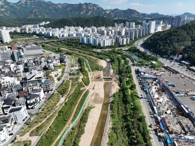 창릉천 통일교 설계공모 현장. / 사진제공=고양특례시