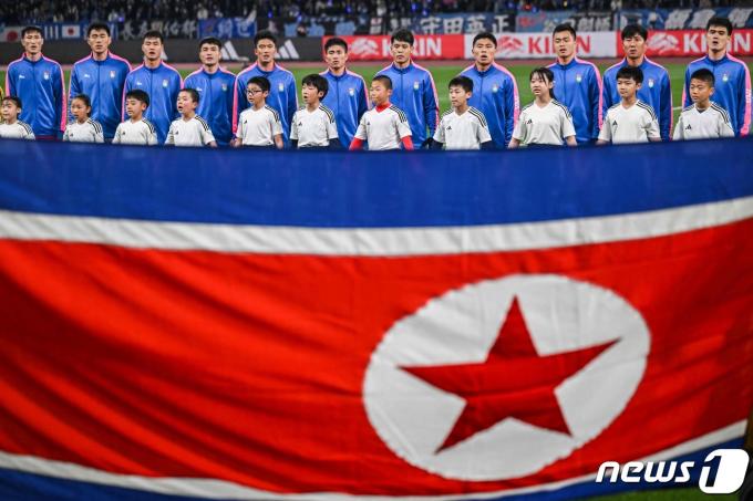 북한 축구대표팀은 2026 북중미 월드컵 아시아지역 2차 예선에서 1승3패로 B조 3위를 기록하고 있다. ⓒ AFP=뉴스1