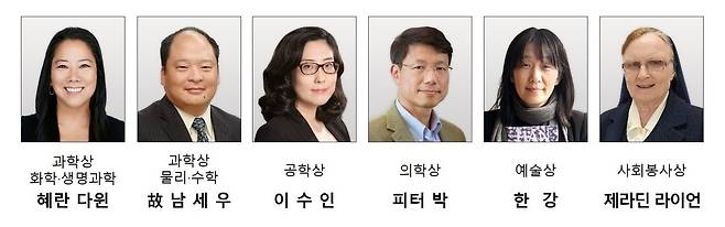 2024년 삼성호암상 수상자. / 사진=호암재단 