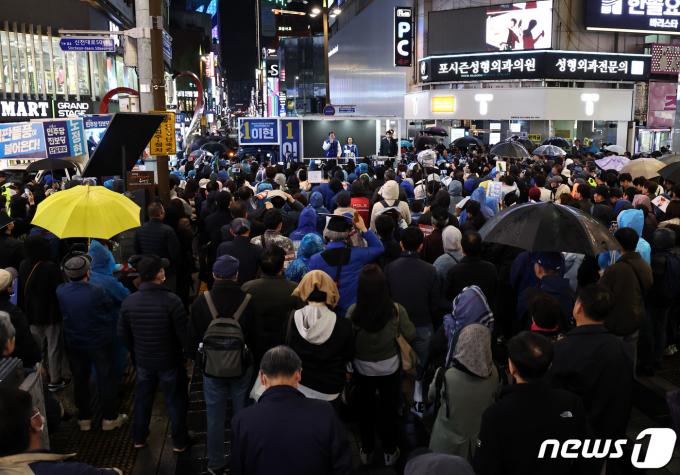 [사진] 이재명 대표, 부산 집중유세