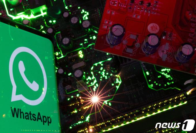 왓츠앱(Whatsapp) 로고. ⓒ 로이터=뉴스1 ⓒ News1 조소영 기자