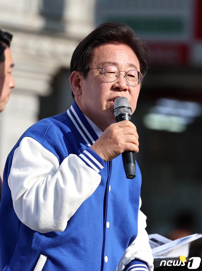 [사진] 이재명, 전은수 지원유세