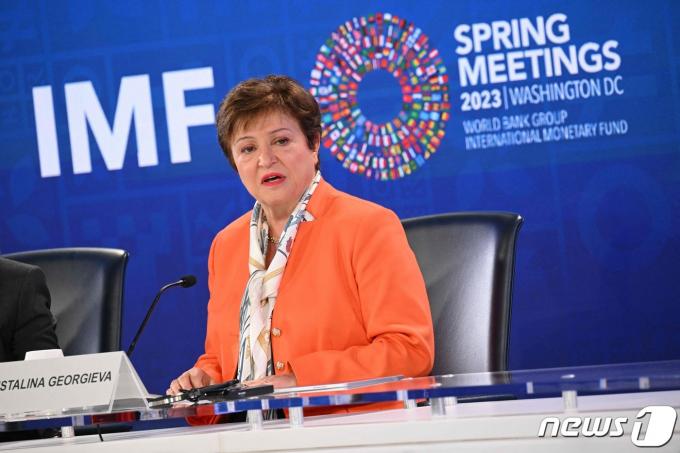 크리스탈리나 게오르기에바 국제통화기금(IMF) 총재 ⓒ AFP=뉴스1