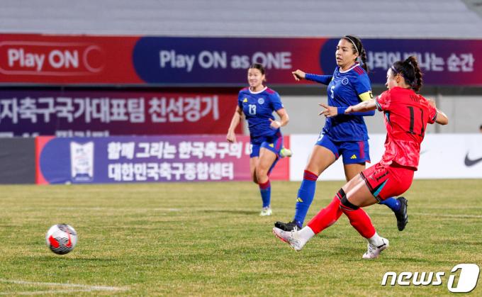 [사진] 최유리 '드디어 골'