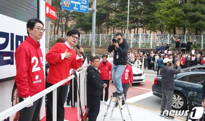 [사진] 부산 해운대구 찾은 한동훈 위원장