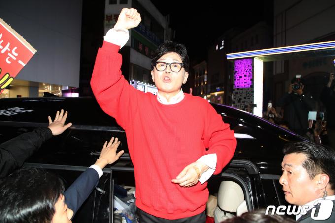 [뉴스1 PICK] 한동훈, 총선 전 마지막 주말 낙동강 벨트 다지기
