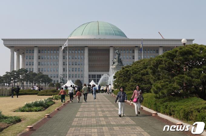 [사진] 총선 사흘 앞둔 국회