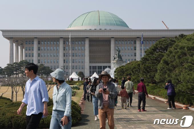 [사진] 총선 사흘 앞둔 국회