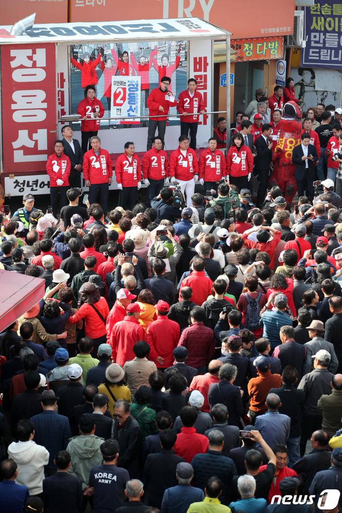 [사진] 당진 민심에 호소하는 한동훈 위원장