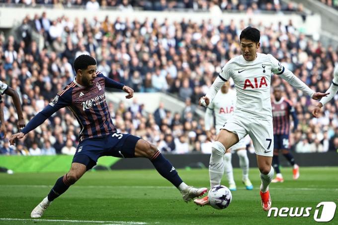 토트넘 홋스퍼의 손흥민. ⓒ AFP=뉴스1