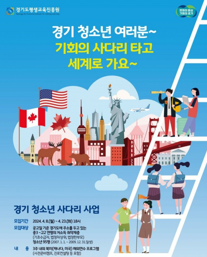경기청소년사다리사업 안내 포스터. / 사진제공=경기도