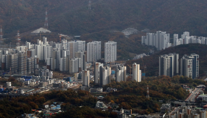 시세차익이 보장되는 무순위 청야겡 구름 인파가 몰렸다. 사진은 경기도 하남시 감일지구 아파트단지 모습. /사진=뉴스1