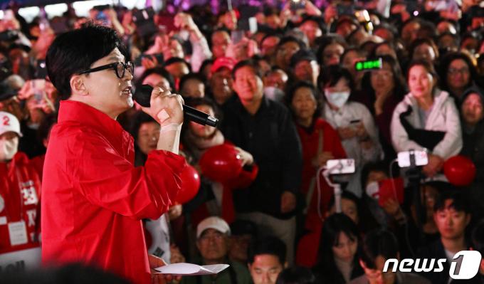 [사진] 한동훈, 총선 파이널 유세