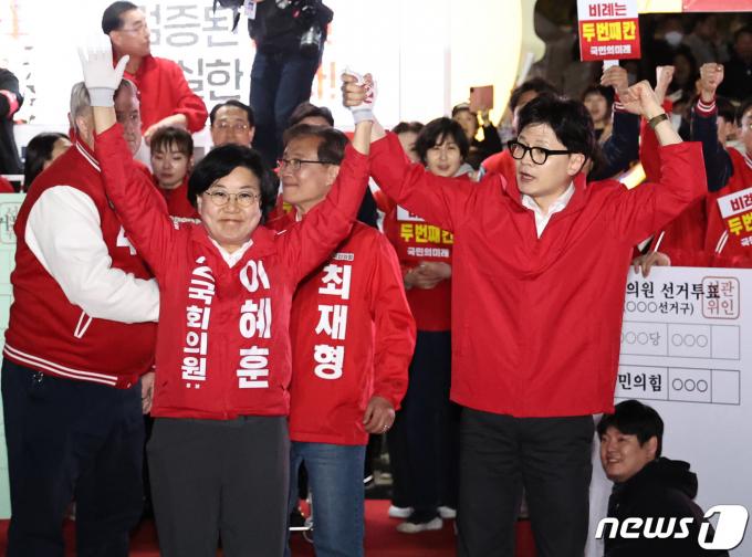 [사진] 한동훈 '이혜훈과 함께'