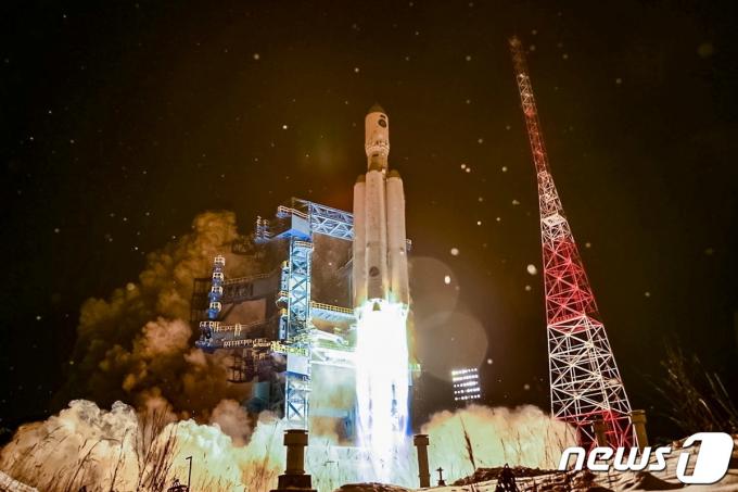 러시아에서 발사된 앙가라A5 로켓. ⓒ 로이터=뉴스1 ⓒ News1 원태성 기자