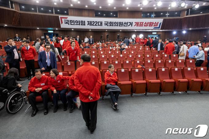 [사진] 국민의힘 지도부의 빈 자리