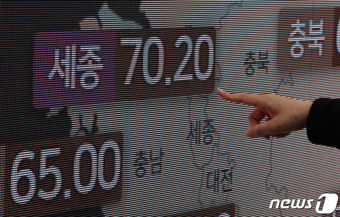 [사진] 전국에서 유일하게 70% 투표율 넘긴 세종시