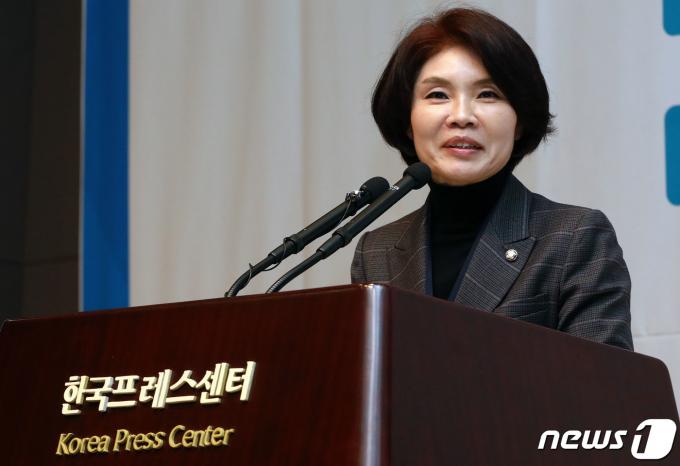 한정애 더불어민주당 의원. ⓒ News1 박세연 기자