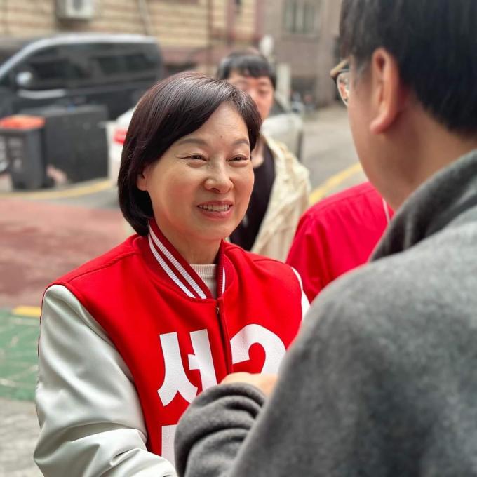 서명옥 국민의힘 강남갑 후보 사회관계망서비스(SNS) 페이스북 갈무리 ⓒ 뉴스1