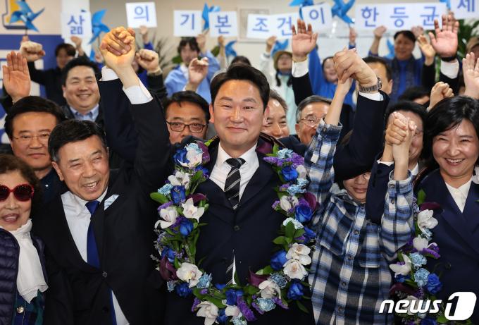 [사진] '정치1번지' 종로, 곽상언 후보 확실