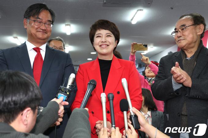 [사진] 성남분당을 김은혜 당선 확실