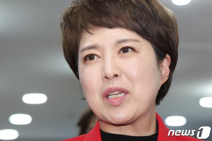 [사진] 김은혜 '성남분당을 당선 유력'
