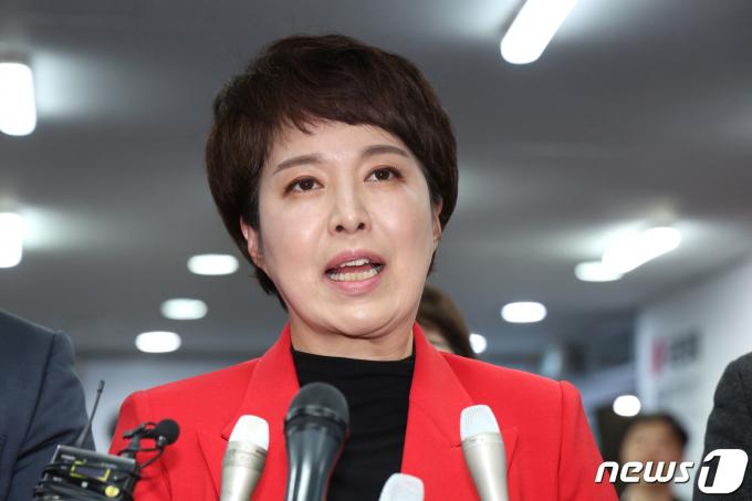 [사진] 당선 유력해진 김은혜