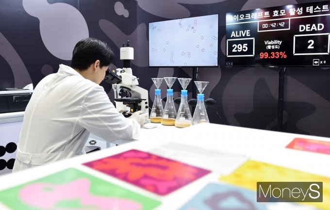 [머니S포토] 살아 숨시는 맥주 효모 어떻게 생겼나