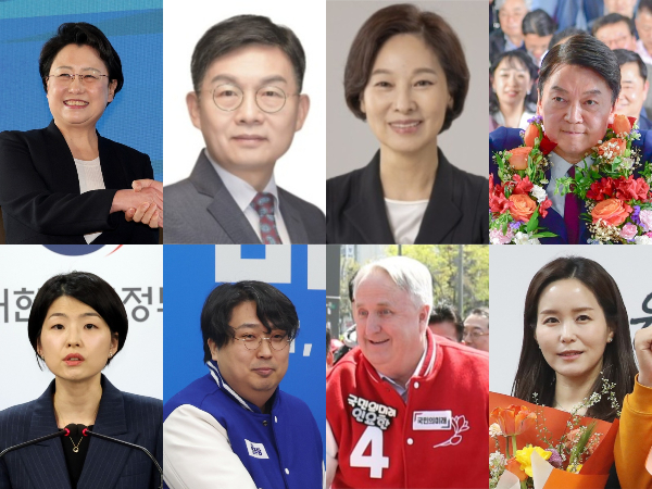 제22대 국회의원 총선거에서 의사 출신 당선인이 8명 나오면서 의과대학 증원을 둘러싼 의료계-정부의 갈등에 어떤 영향이 줄지 귀추가 주목되고 있다. 사진은 시계방향으로 김선민(조국혁신당), 김윤(더불어민주연합), 서명옥(국민의힘), 안철수(국민의힘), 이주영(개혁신당), 인요한(국민의미래), 차지호(더불어민주당), 한지아(국민의미래) 당선인. /사진=김윤·서명옥은 후보 페이지, 나머지는 뉴스1