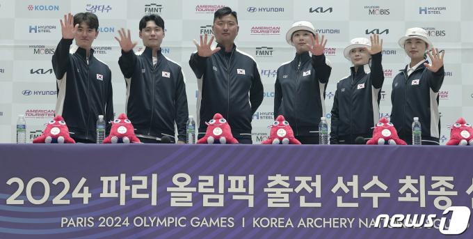 [사진] '양궁 메달은 모두 우리가'
