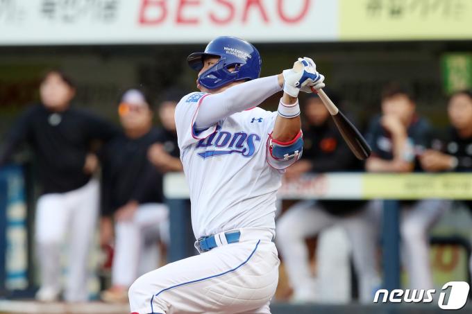 삼성 라이온즈 강민호. /뉴스1 DB ⓒ News1 공정식 기자