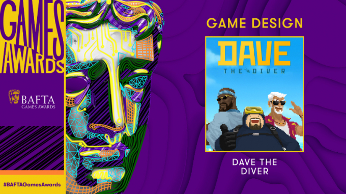 BAFTA Games Awards 2024 게임 디자인 부문을 수상한 '데이브 더 다이버'. /사진=넥슨