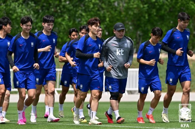 [사진] 아시안컵 담금질하는 U-23 대표팀