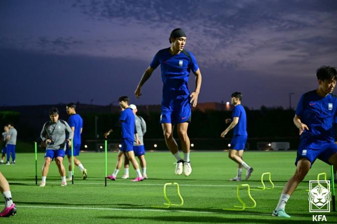 [사진] 도하의 밤 달구는 U-23 대표팀