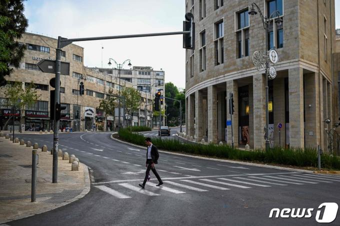 [사진] [포토] 휑한 이스라엘 예루살렘 거리
