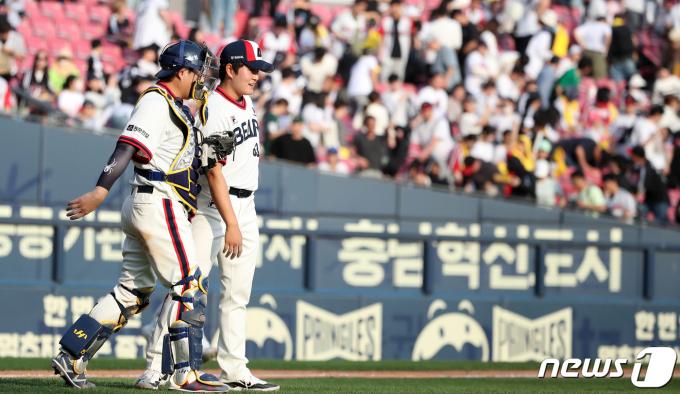 [사진] 잠실서 LG 상대 승리 거둔 두산