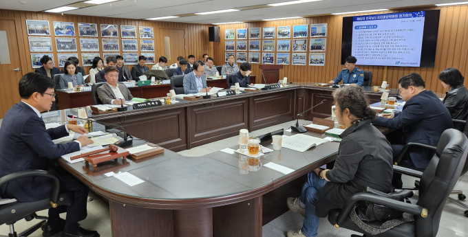 전남자치경찰위원회 정기회의 모습/전남도