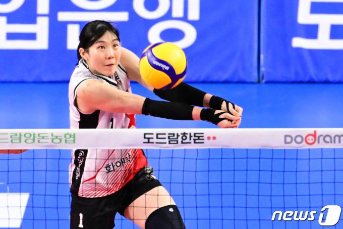 IBK기업은행으로 이적한 이소영(한국배구연맹 제공)